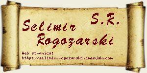 Selimir Rogožarski vizit kartica